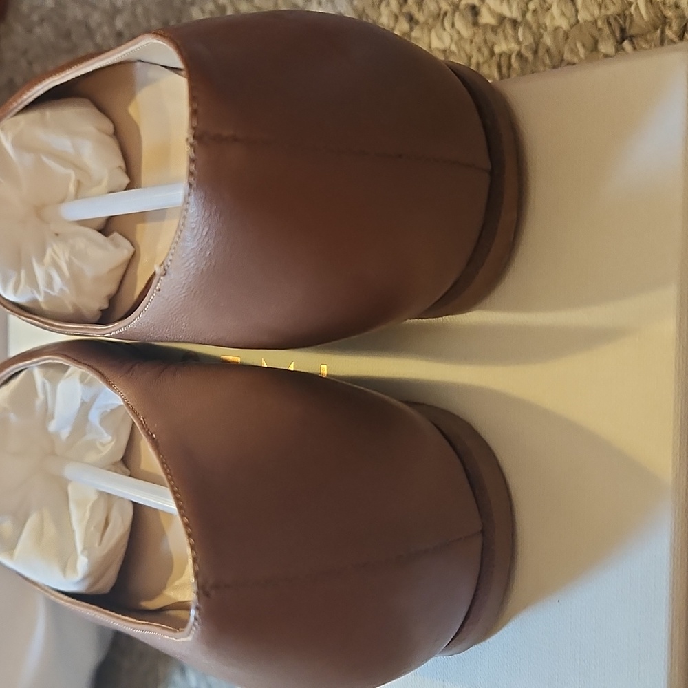 M.GEMI Fortuna Leather Flats Sz 38 - Picture 6 of 10